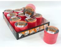 48 X WATERPROOF CLOTH TAPE 50MM/4.5M RED