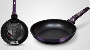 18 X NEW FRYPAN, 28 CM, PURPLE ECLIPSE COLLECTION