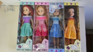 55 PC FAIRY TALE PRINCESS DOLS