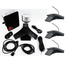 POLYCOM UNIFIED 360 PANORAMIC VIDEO CONFERENCE STATION SYSTEM + 3PCS POLYCOM HDX MIC RRP £4800