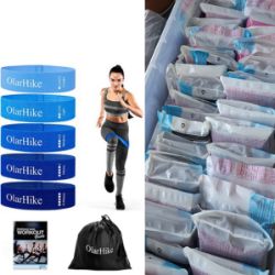 40PCS OLARHIKE RESISTANCE BANDS SETS 5PCS/SET RRP £480