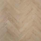 60 PACKS (136.62M2) EXPLORA COMMERCIAL GLUEDOWN HERRINGBONE LVT DUSTY BEIGE OAK - RRP £4,500