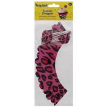 288 X PARTY CRAFT CUPCAKE WRAPPERS LEOPARD DIVA (288)