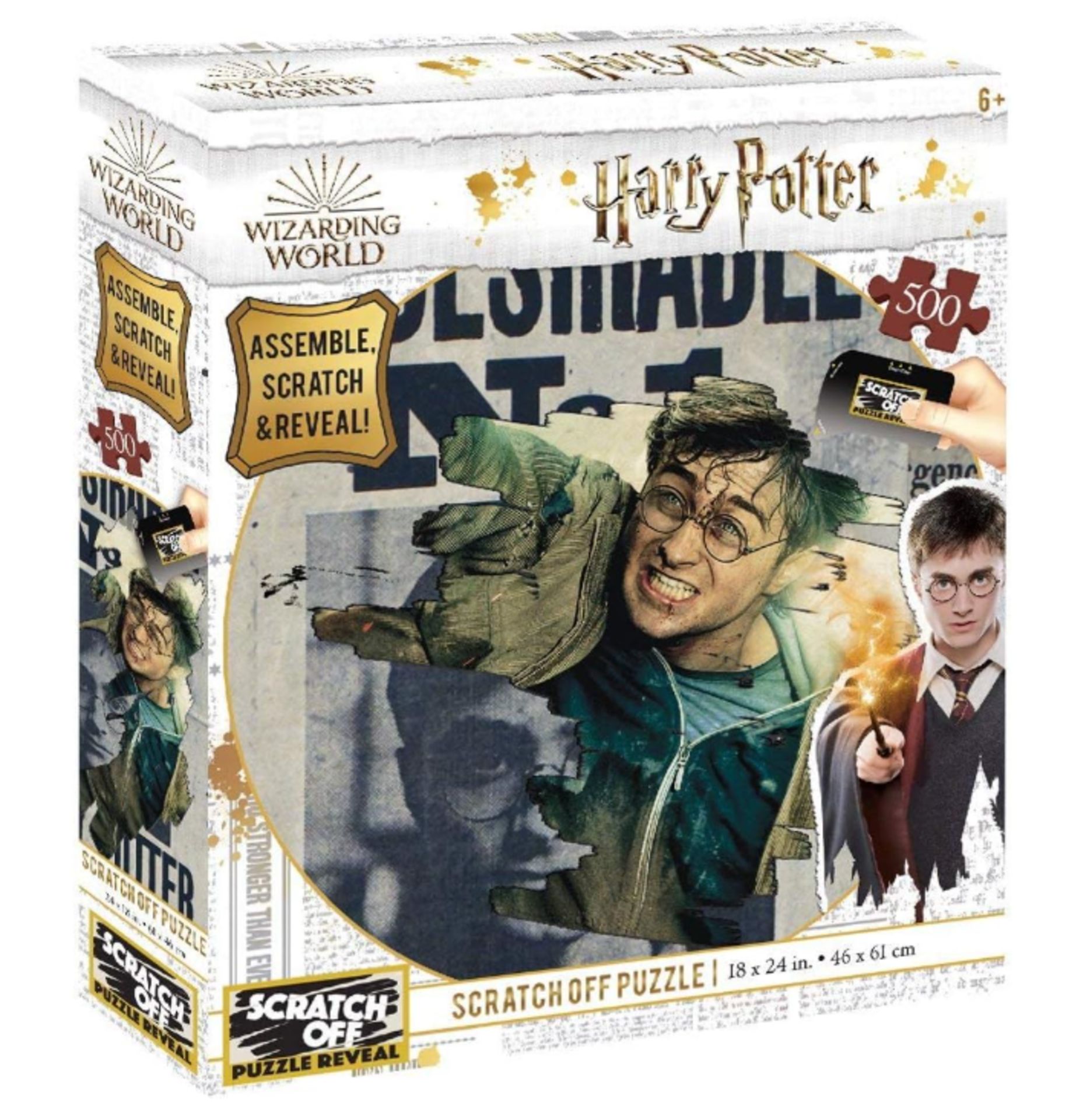 60 X NEW HARRY POTTER DAY TO NIGHT SCRATCH PUZZLE - WANTED