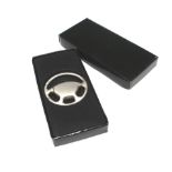 250 X SATIN METAL STEERING WHEEL KEYRING