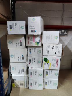LARGE JOB LOT COMPATIBLE PRINTER TONER CARTRIDGES – LONGBOW, OFFICE DEPOT & MIXED BRANDS