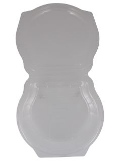 360 X PLASTIC CONTAINER FOOD LARGE ROUND (360) *NBC*