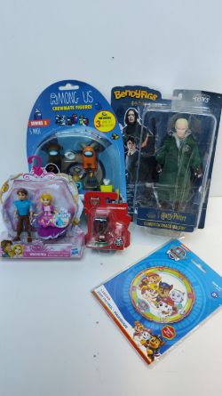 QTY OF KIDS TOYS - FIGURES DISNEY PRINCESS, PAW PATROL, HARRY POTTER DRACO MALFOY FIGURE