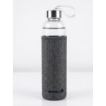 72 X NEW GLASS-NEOPRENE BOTTLE GREY 600 ML