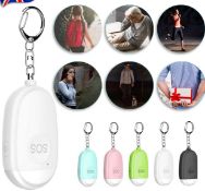 50PCS PANIC BUTTON ALARMS TRIPLE FUNCTION RECHARGEABLE VERY LOUD RRP £300