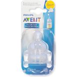 300 X PACKS OF 2 PHILIPS AVENT SCF421/27 BOTTLE NIPPLE SILICONE - BOTTLE NIPPLE