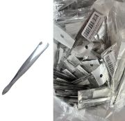 300PCS TWEEZERS STAINLESS STEEL THIN SLANTED £600 RRP EBAY DAILY SELLERS PRODUCTS