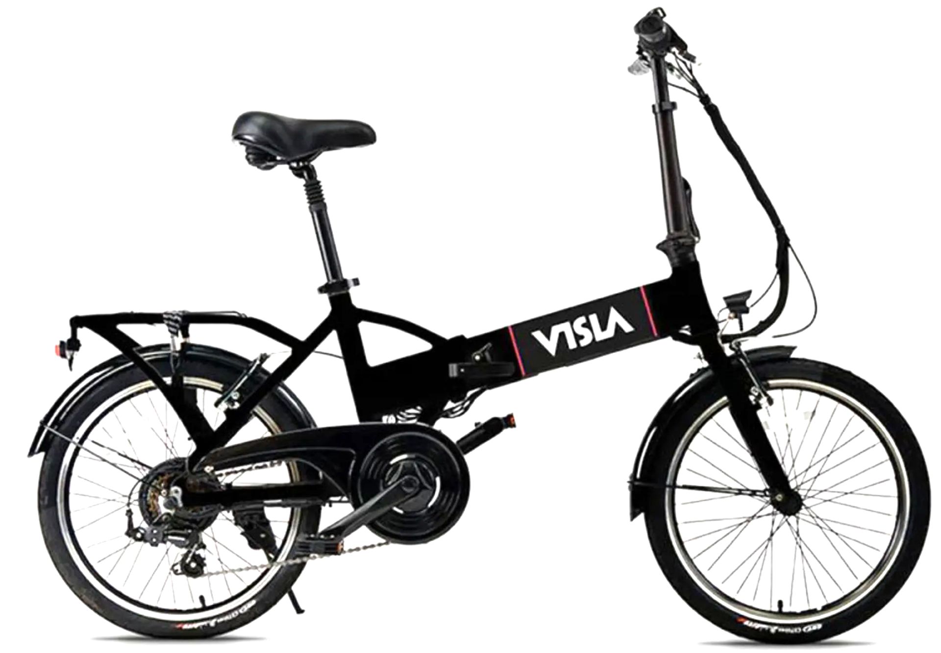 6 X ELECTRIC FOLDING E-BIKE RD LEGAL 15.5MP VISLA 20 INCHES BLACK JOB LOT