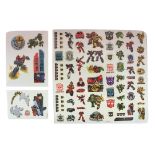2000 X TRANSFORMERS PRESSERS STICKERS RUB DOWN