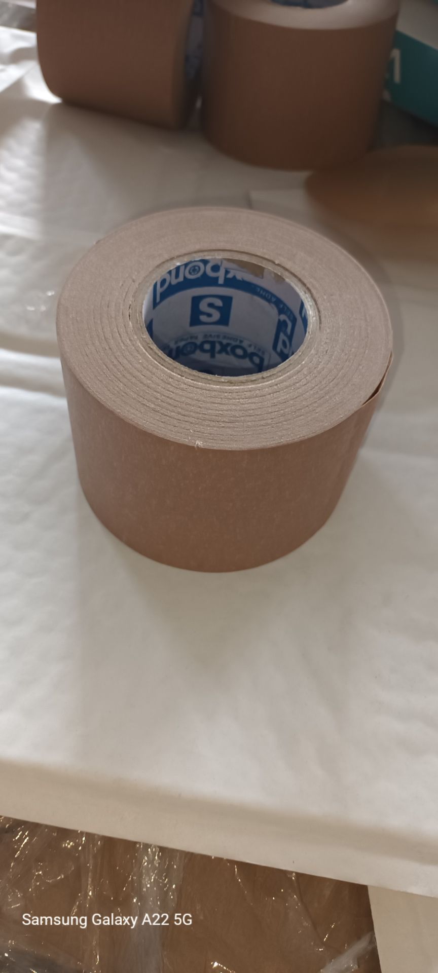96 ROLLS X BOXBOND BROWN PAPER SELF ADHESIVE ECO FRIENDLY TAPE 72MM×50MM - Image 2 of 6