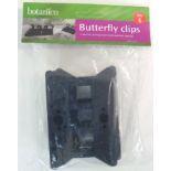 120 X 6PC BUTTERFLY CLIPS