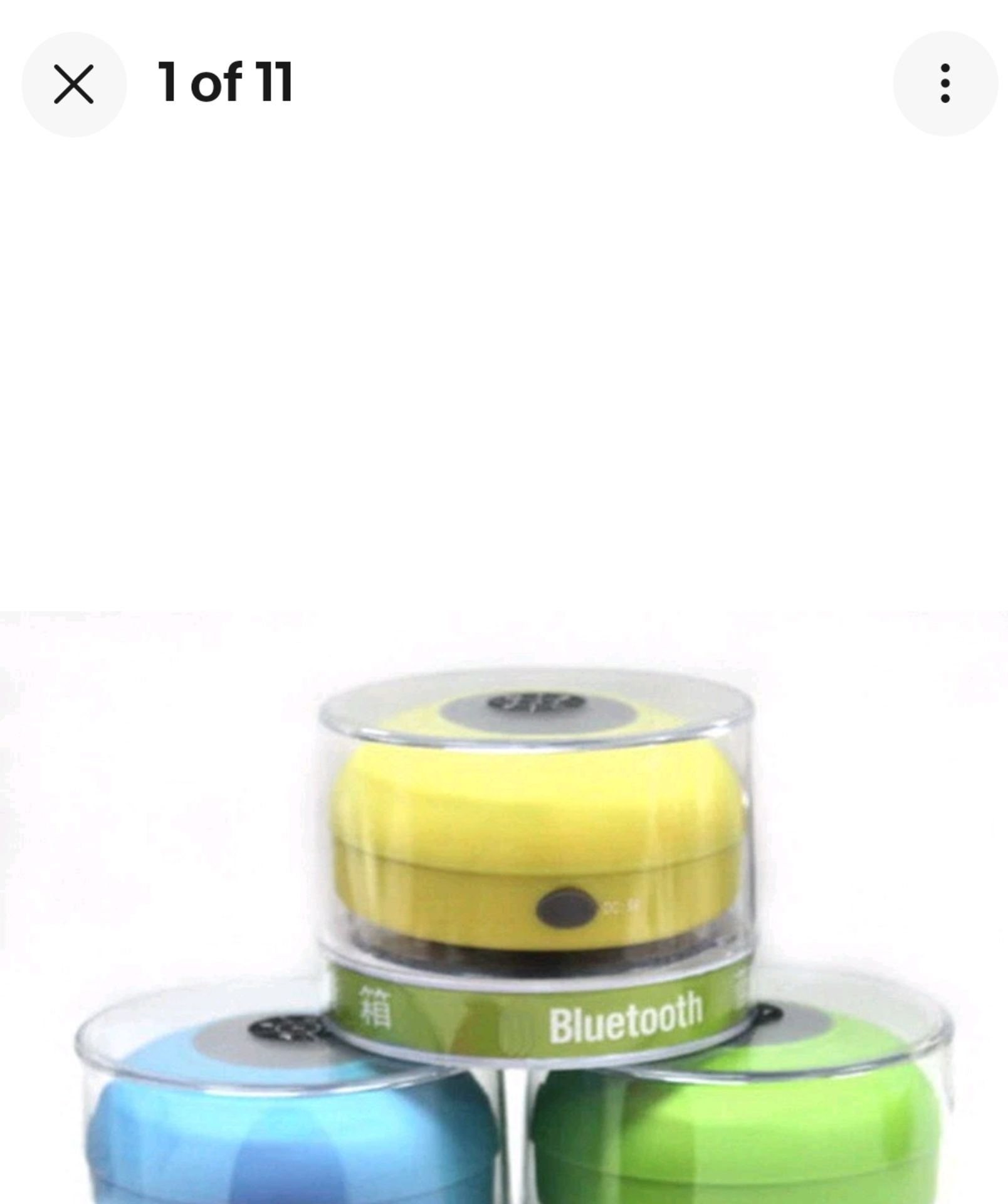 100 × NEW MINI PORTABLE SUBWOOFER SHOWER WIRELESS WATERPROOF BLUETOOTH SPEAKER - Image 3 of 5