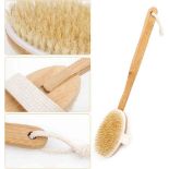 BAMBOO SHOWER BODY BRUSH BOX OF 50 RRP £7.99 EACH