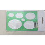35 PC LINERO STENCIL OVAL 28