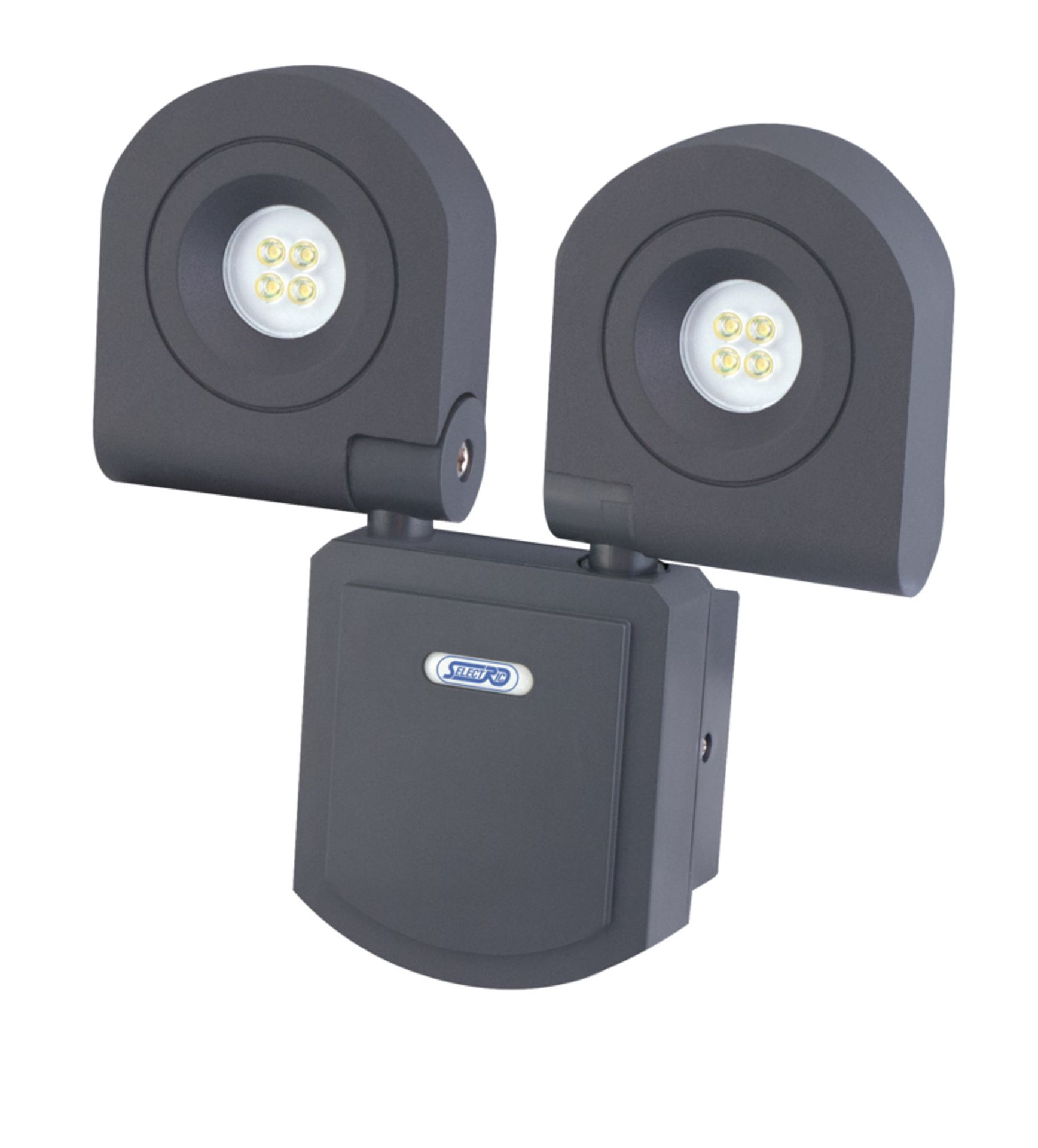 80 X IP54 TWIN LED FLOOD LIGHT-BLACK