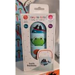1 PALLET – 200 X TINY TOTS BATH TOY SETS, BRAND NEW, SEALED, BABY / TOY STOCK