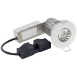 40 X LED FIRE & ACOUSTIC RATED DOWN LIGHT-W.WHITE