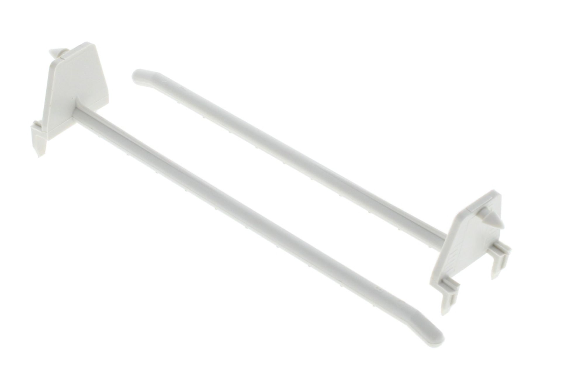 2912 X QUICK STICK MERCHANDISING DOUBLE PRONG HOOKS