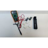 EXTECH MN35 DIGITAL MULTIMETER + 2X TDS & EC WATER TEST METERS BUNDLE