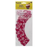 288 X PARTY CRAFT CUPCAKE WRAPPERS FLORAL SWIRL PINK (288)