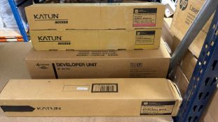 BRAND NEW MIXED OFFICE SUPPLY LOT: KATUN TONERS & KYOCERA DEVELOPER UNIT