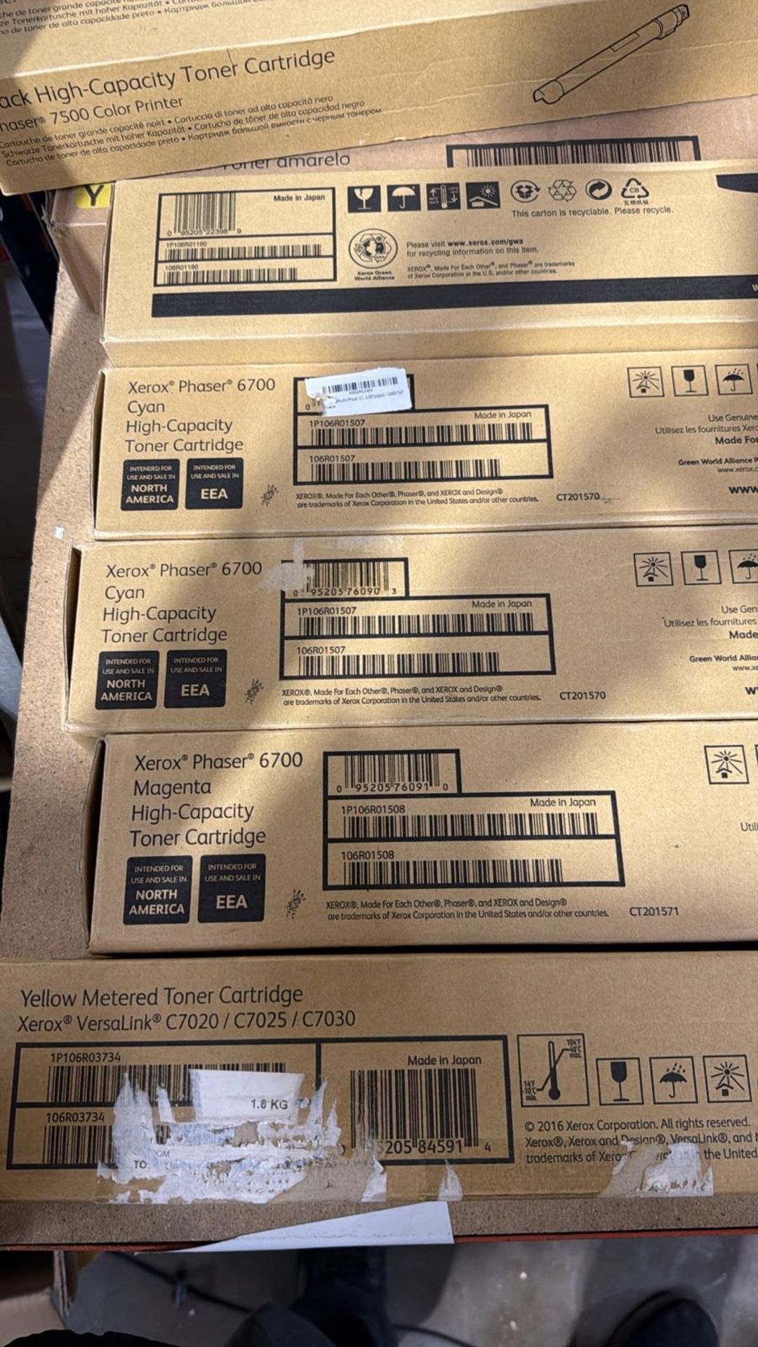 BRAND NEW GENUINE XEROX TONER CARTRIDGES – PHASER 6700, 7500, 7760 & VERSALINK SERIES - Image 2 of 3