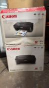 LOT OF 2 CANON PIXMA MG2550S ALL-IN-ONE INKJET PRINTERS