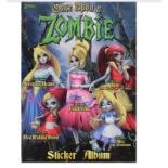 600 X ZOMBIE STICKER BOOK ONLY - ENGLISH