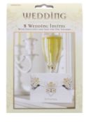 84 X 8PK WEDDING INVITES