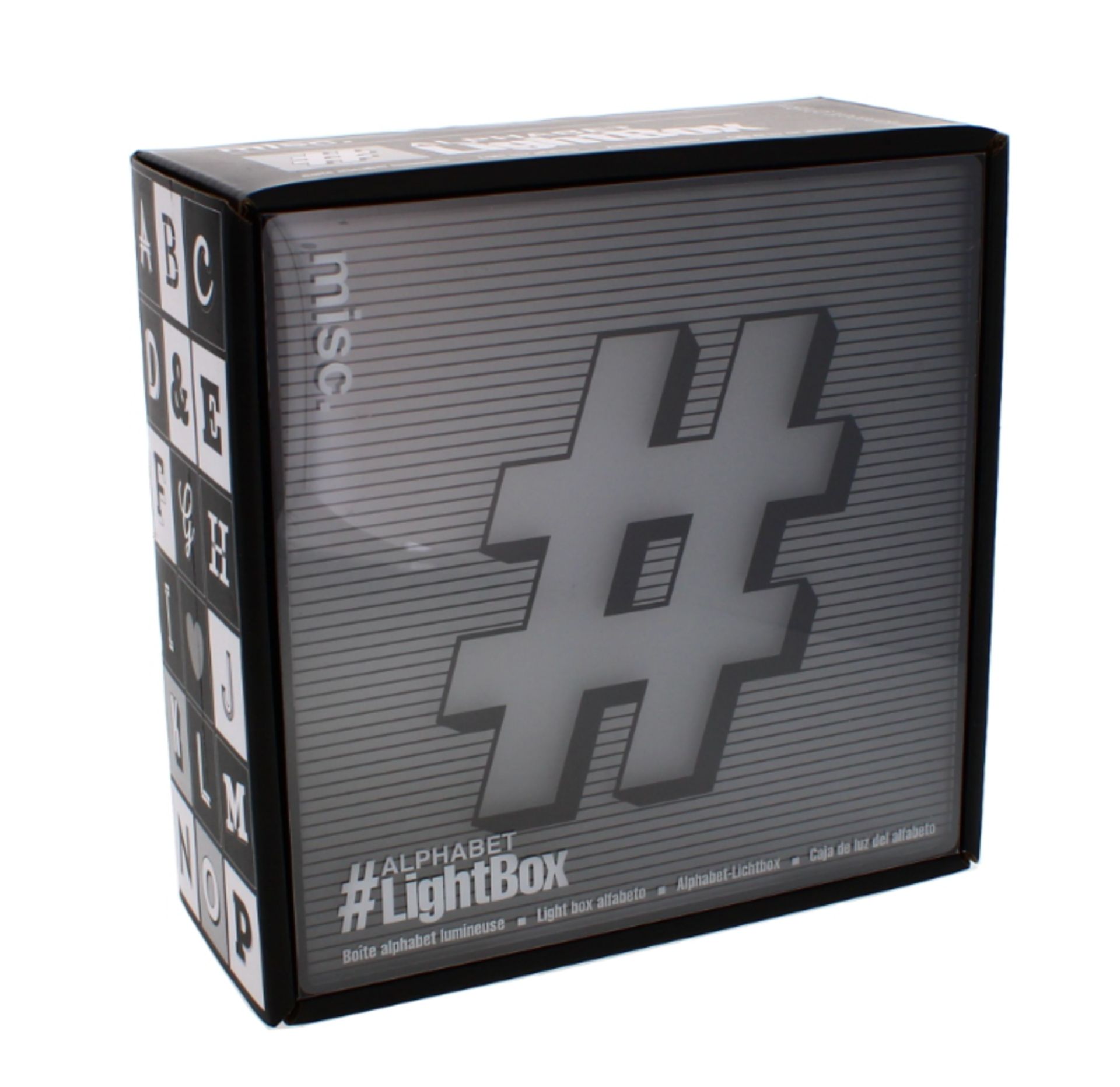 72 X ALPHABET LIGHT UP BOX #