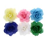 48 X FLOWER HAIR CLIP ASST