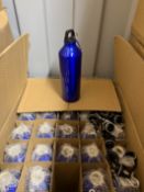 PALLET OF 800 NAVY 750ML ALUMINIUM SPORTS WATER BOTTLES