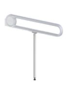 5 X DISABLED LIFT-UP SUPPORT GRAB RAIL 700 MM NORMBAU ALLEGION WHITE