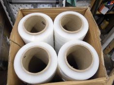15 CARTONS X 4 ROLLS PALLETWRAP 500MM X 300MET X 23MICRONS