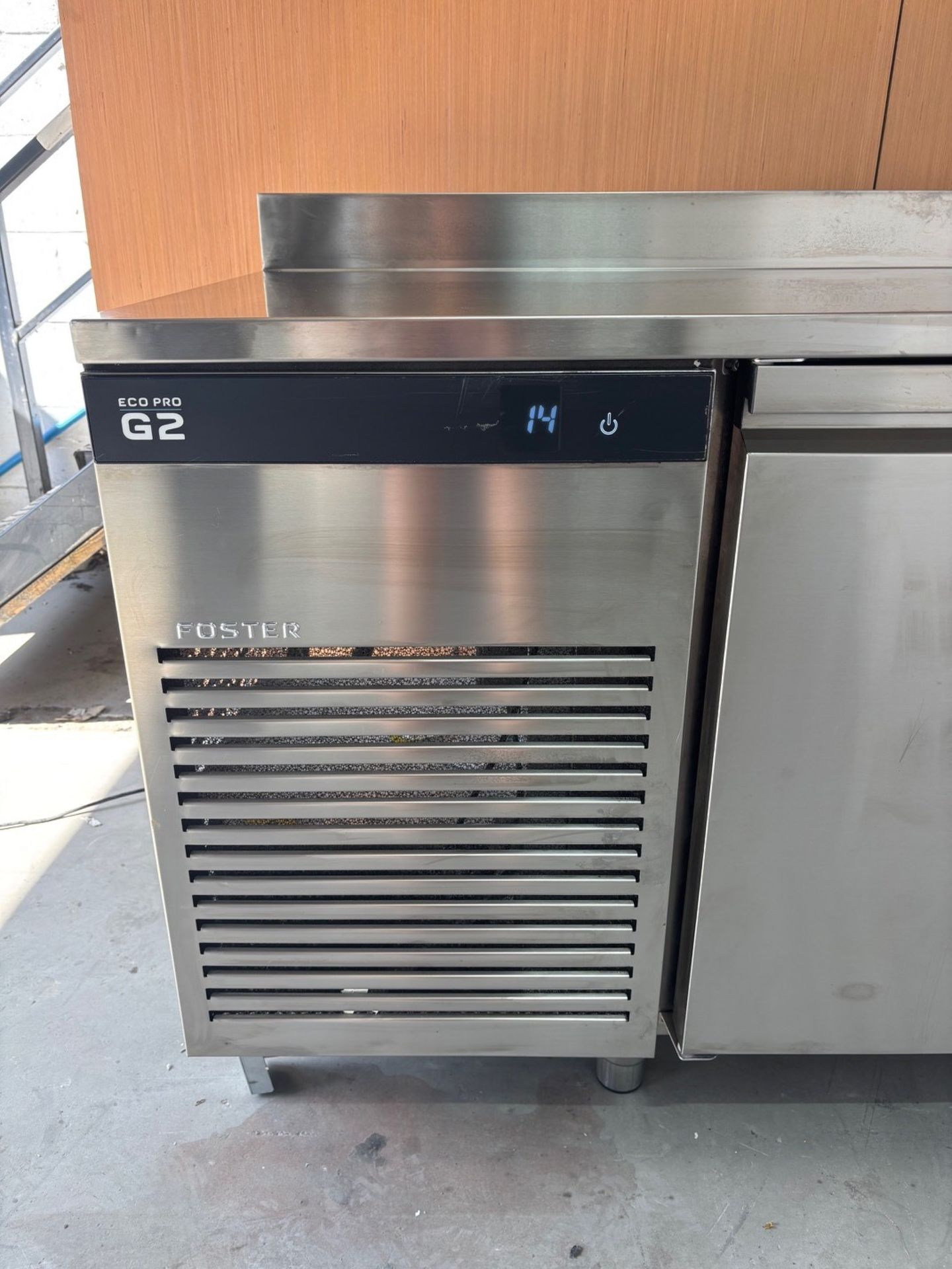 FOSTER COUNTERTOP 3 DOOR DELI DISPLAY FRIDGE COMMERCIAL USED - Image 4 of 6
