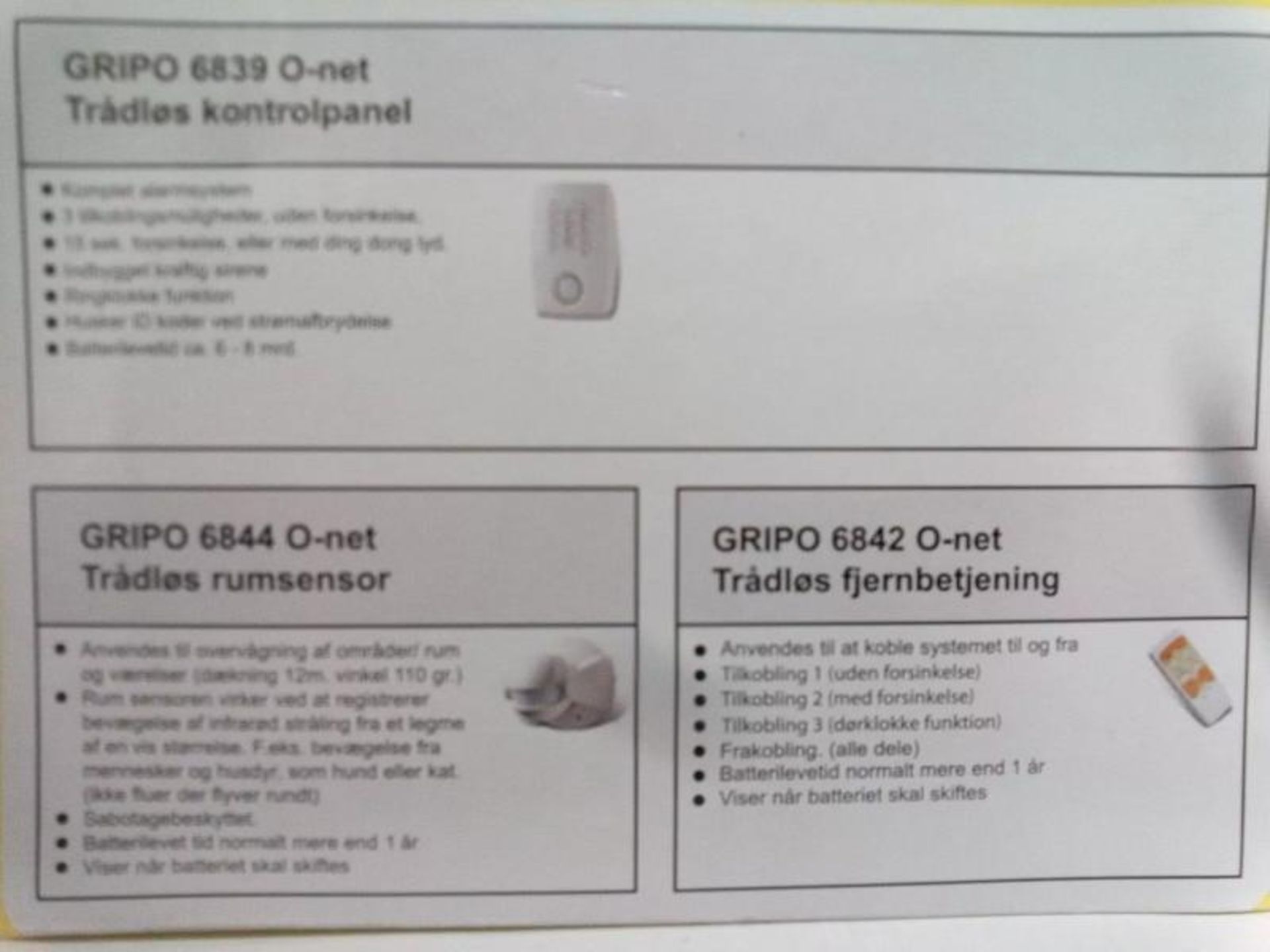24 PCS WIRELESS ALARM SYSTEM WITH PIR SENSORS – RELIABLE INDOOR SECURITY SOLUTION - Image 2 of 4