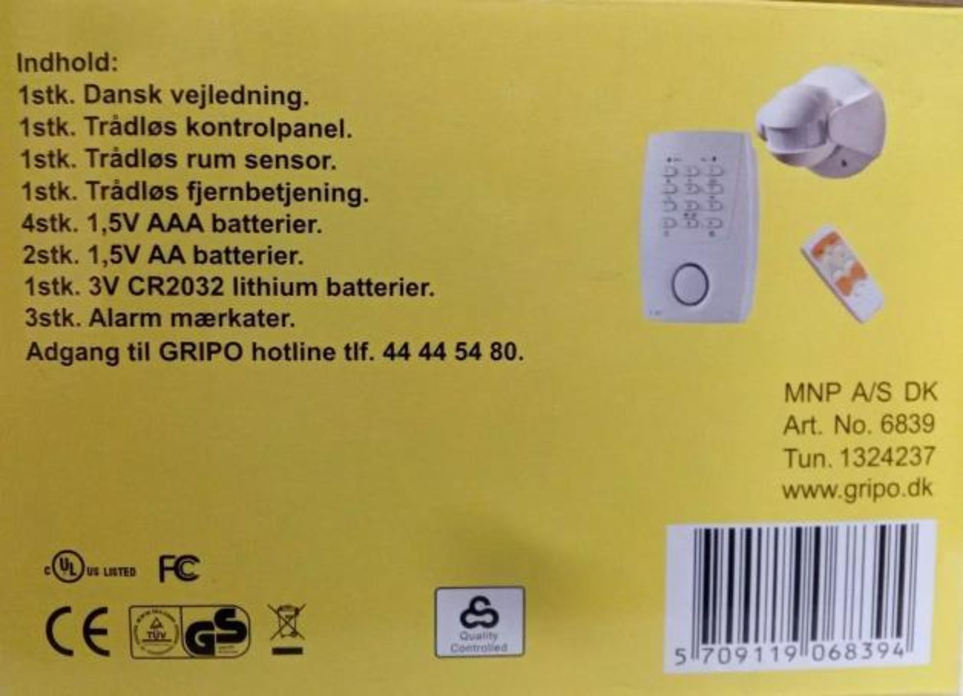 24 PCS WIRELESS ALARM SYSTEM WITH PIR SENSORS – RELIABLE INDOOR SECURITY SOLUTION - Image 3 of 4
