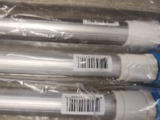 JOBLOT OF 3 - SWIMMING POOL ROUND ALUMINUM TELESCOPIC POLES - 2650MM LONG - BRAND NEW IN