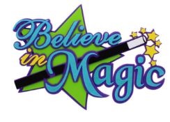 192 X 3D 12" 'BELIEVE IN MAGIC' FOAM SIGN