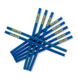 1008 X TRADITIONAL OVAL 10" CARPENTER PENCIL BL