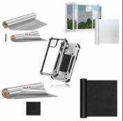 PALLET OF TV MOUNTS, PRIVACY WINDOW FILM, TECH CASES AND HOME DECOR - RRP £2377.81