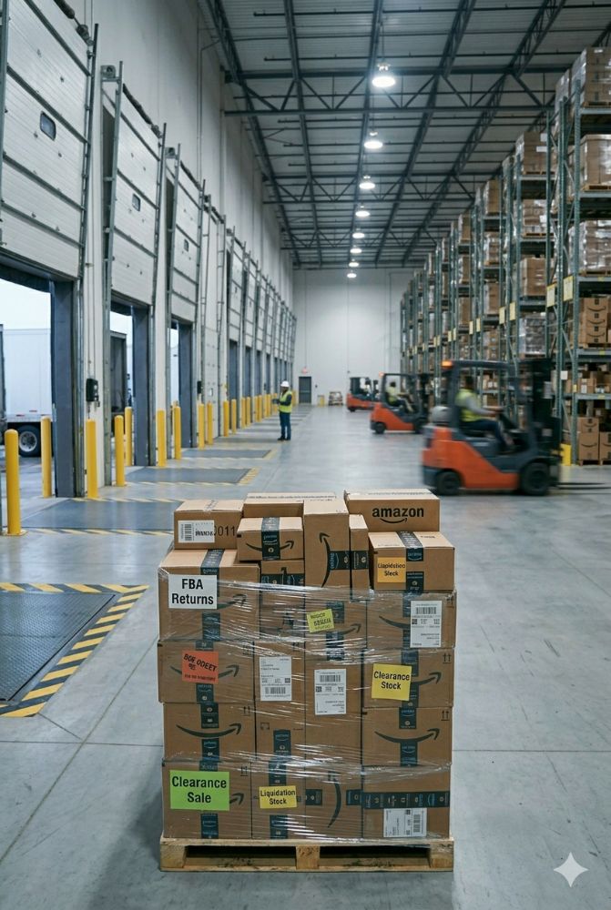 Reseller Opportunity: Mixed Pallets of Stock from Amazon & More – New & Customer Return stock - For Trade Buyers- Ends -Thu 18th June 11am