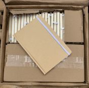 BOX OF 50 A5 HARDBACK NOTEBOOKS WITH WHITE ELASTIC CLOSURE