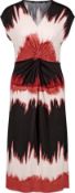 TAIFUN WOMEN'S 581321-16238-1102 DRESS, BLACK PATTERNED, 22
