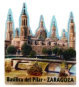 288 X FRIDGE MAGNET ZARAGOZA